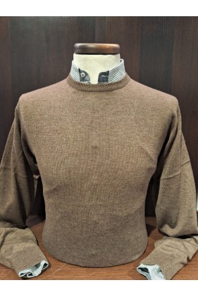 Beige Crew Neck 
